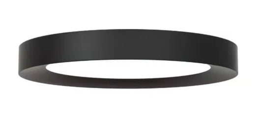 2PK Home Decorators Calloway 11 in. Matte Black Integrated LED 5CCT Flush Mount