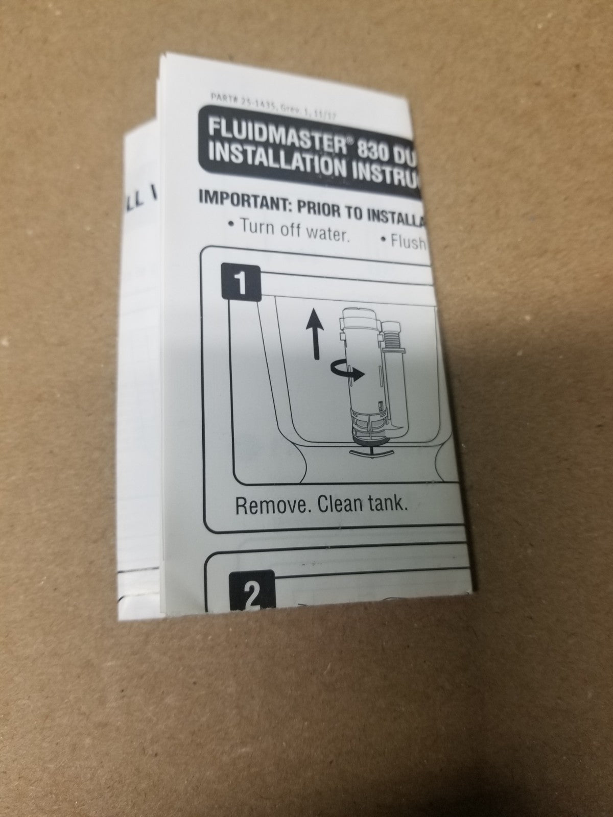 Fluidmaster Replacement 3 in. Dual Flush Valve for Toilets (1-Piece) OPEN BOX