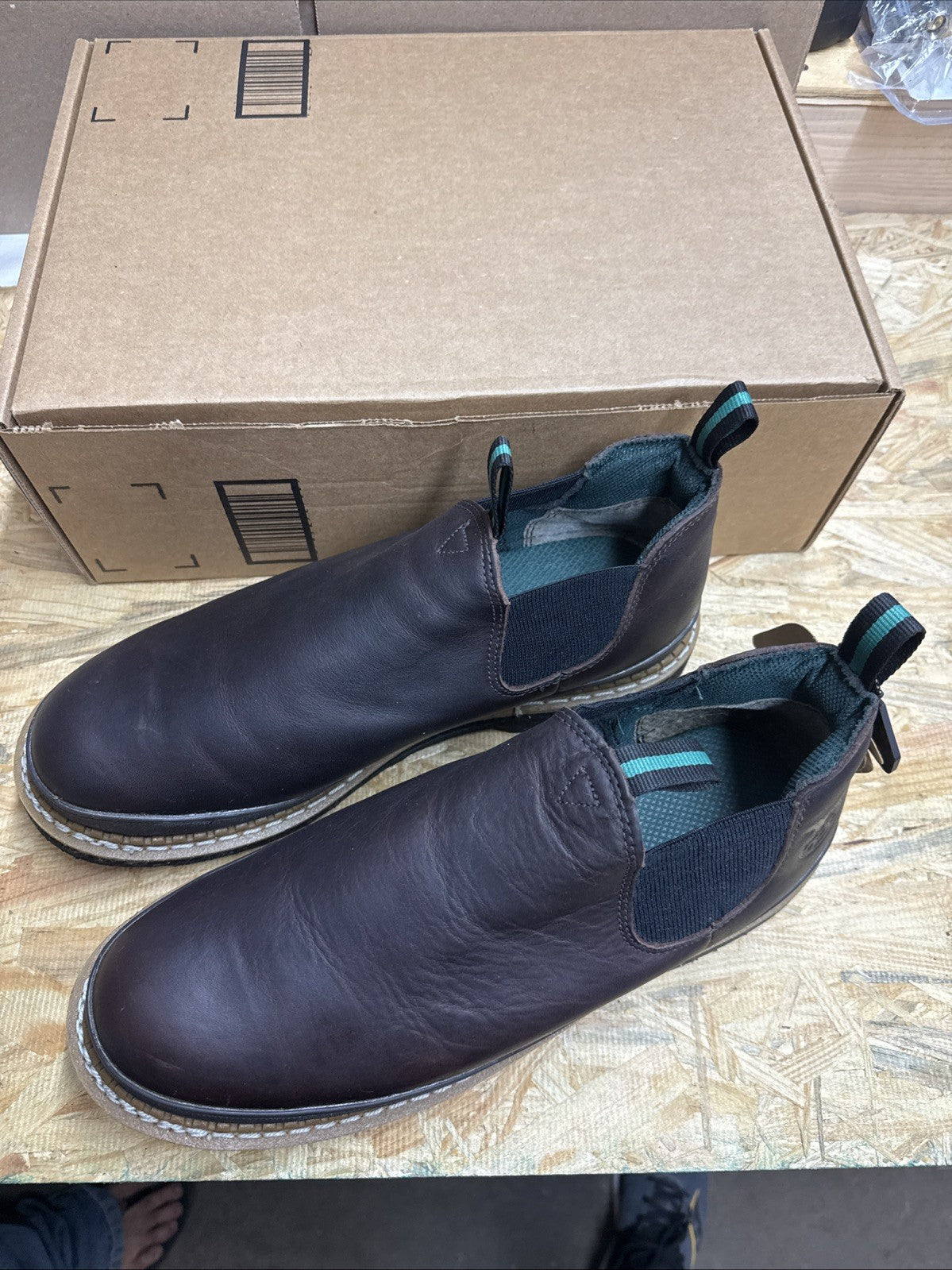 GEORGIA GIANT WEDGE ROMEO WORK BOOTS GR274 - Size 13 W