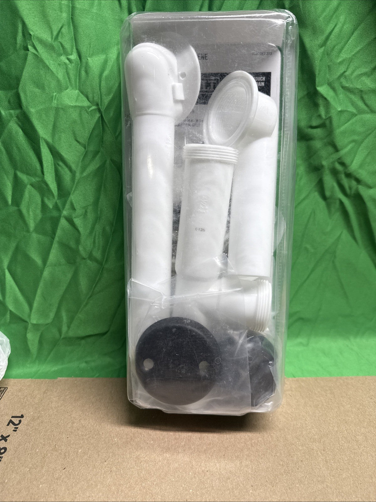 Everbilt Easy Touch 1-1/2 in. Poly Pipe Bath Waste & Overflow Drain, Matte Black