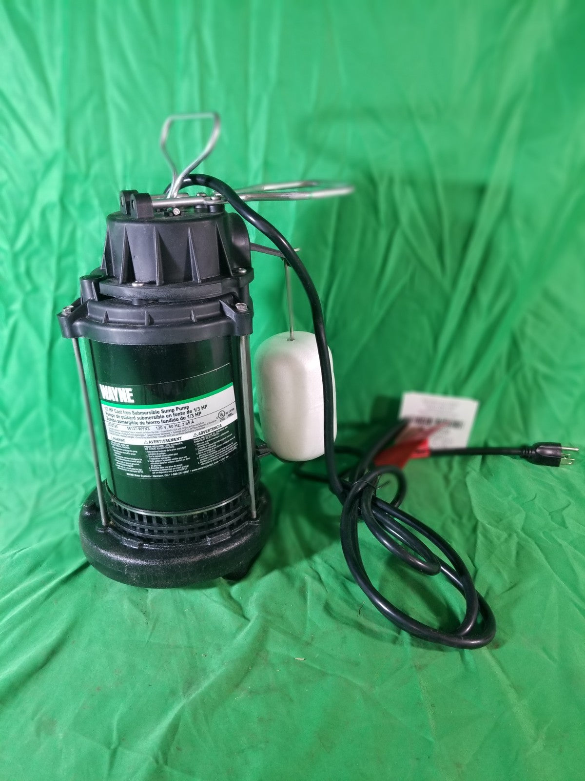 WAYNE CDU790 - 1/3 HP Submersible Cast Iron and Stainless Steel Sump Pump with