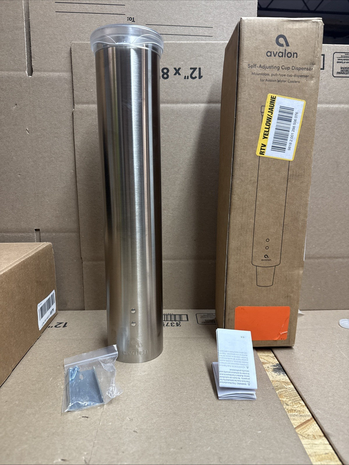 Compact Adjustable Stainless Steel Cup Holder - Fingerprint Resistant Design