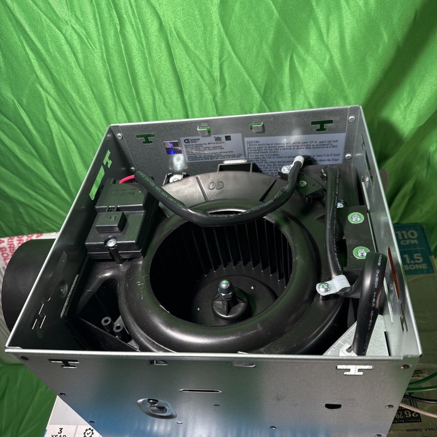 Commercial Electric 110 CFM 1.5 Sone Bathroom Exhaust Fan with Humidity Sensing