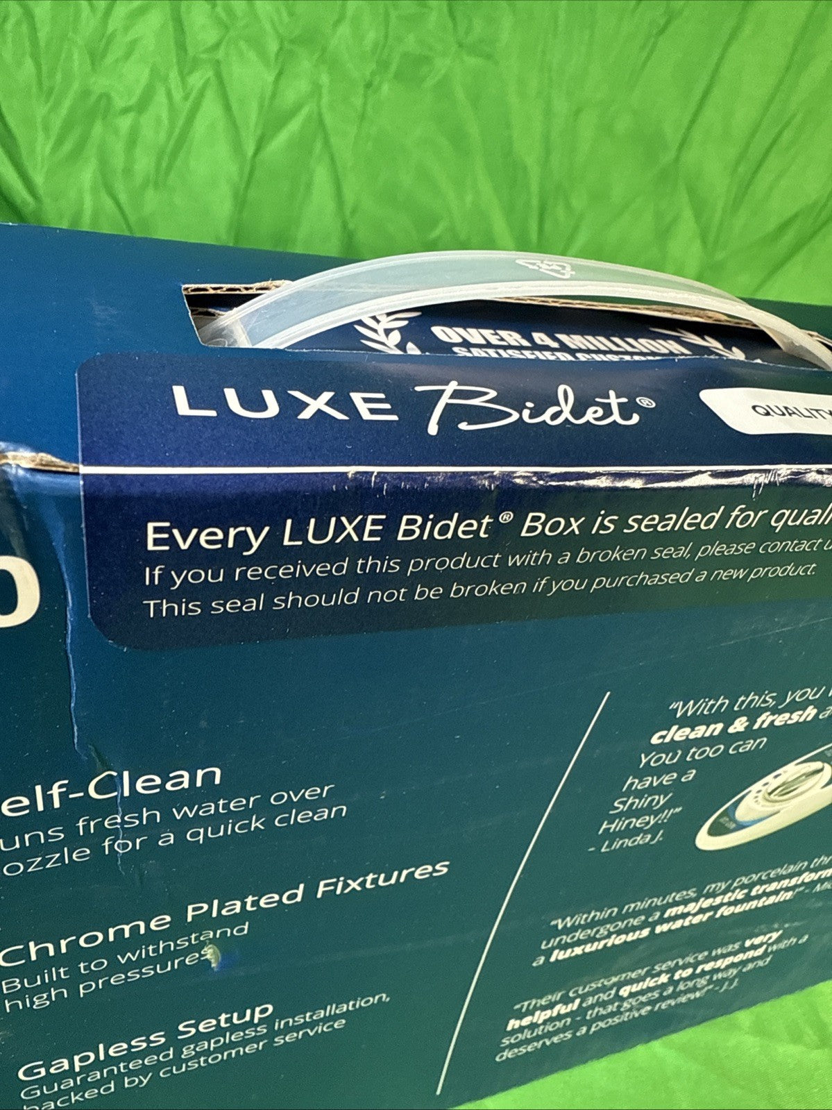 Luxe Bidet Neo 120 Self Cleaning Nozzle Fresh Water Non Electric Mechanical New