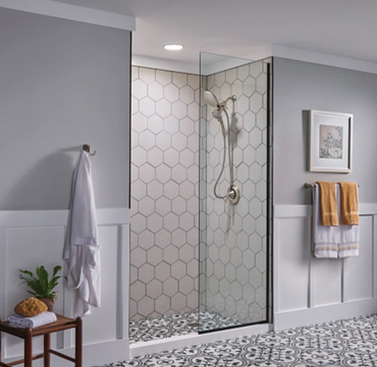 Moen 26008SRN Attract Magnet 6-Spray Hand Shower & Shower Head in Brushed Nickel