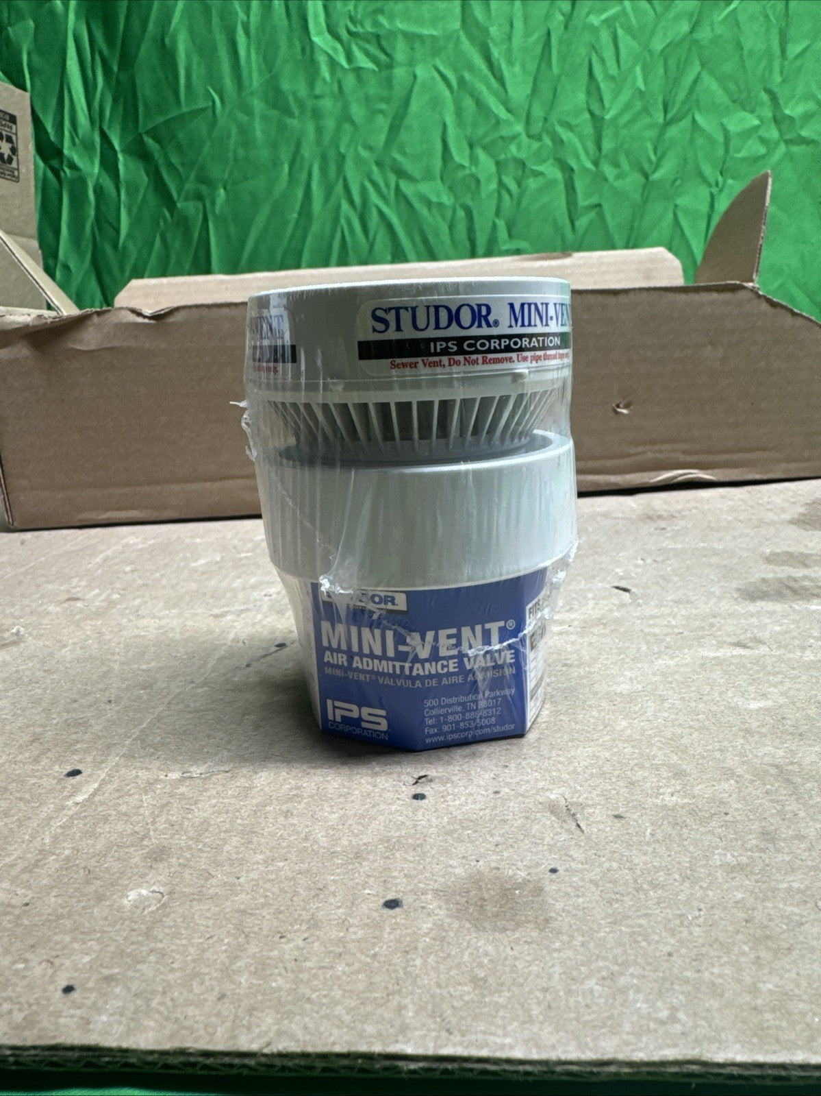 Studor 20341 Mini-Vent Air Admittance Valve for 1-1/2-in. to 2-in. PVC