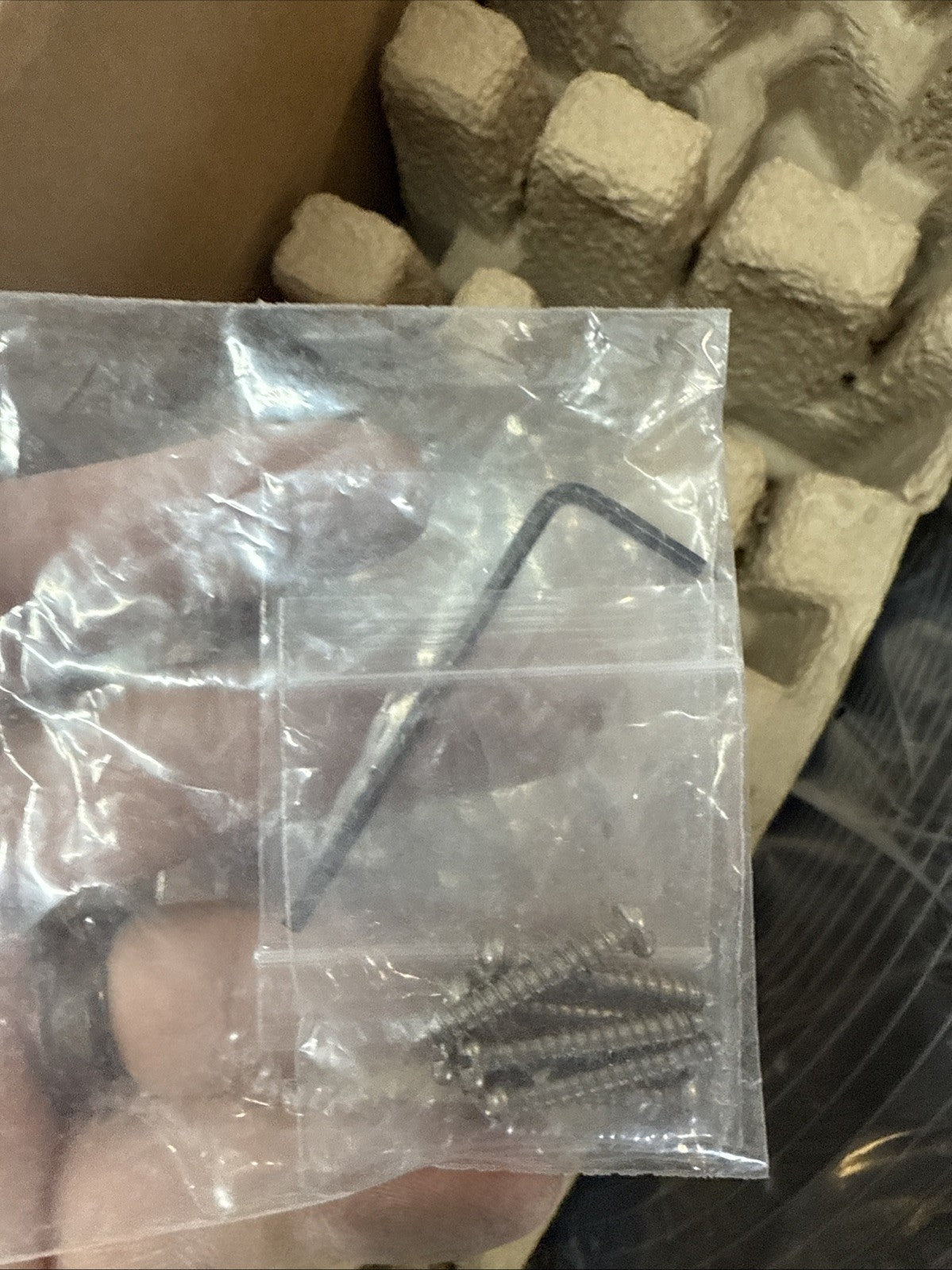 Bentley III 22 in. Indoor/Outdoor Natural Iron Oscillating Wall Fan Open Box