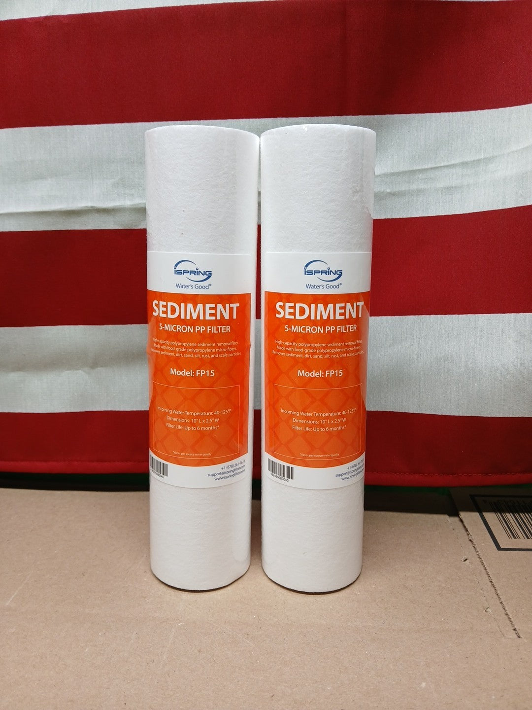 Ispring Hc14X2 Transparent Water Filter Housings 10Inch 1/2Inch Inlet/Outlet