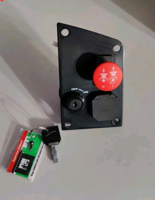 RYOBI 54Li 80V HP 54"  On/Off Key Switch, PTO, USB with a key included.