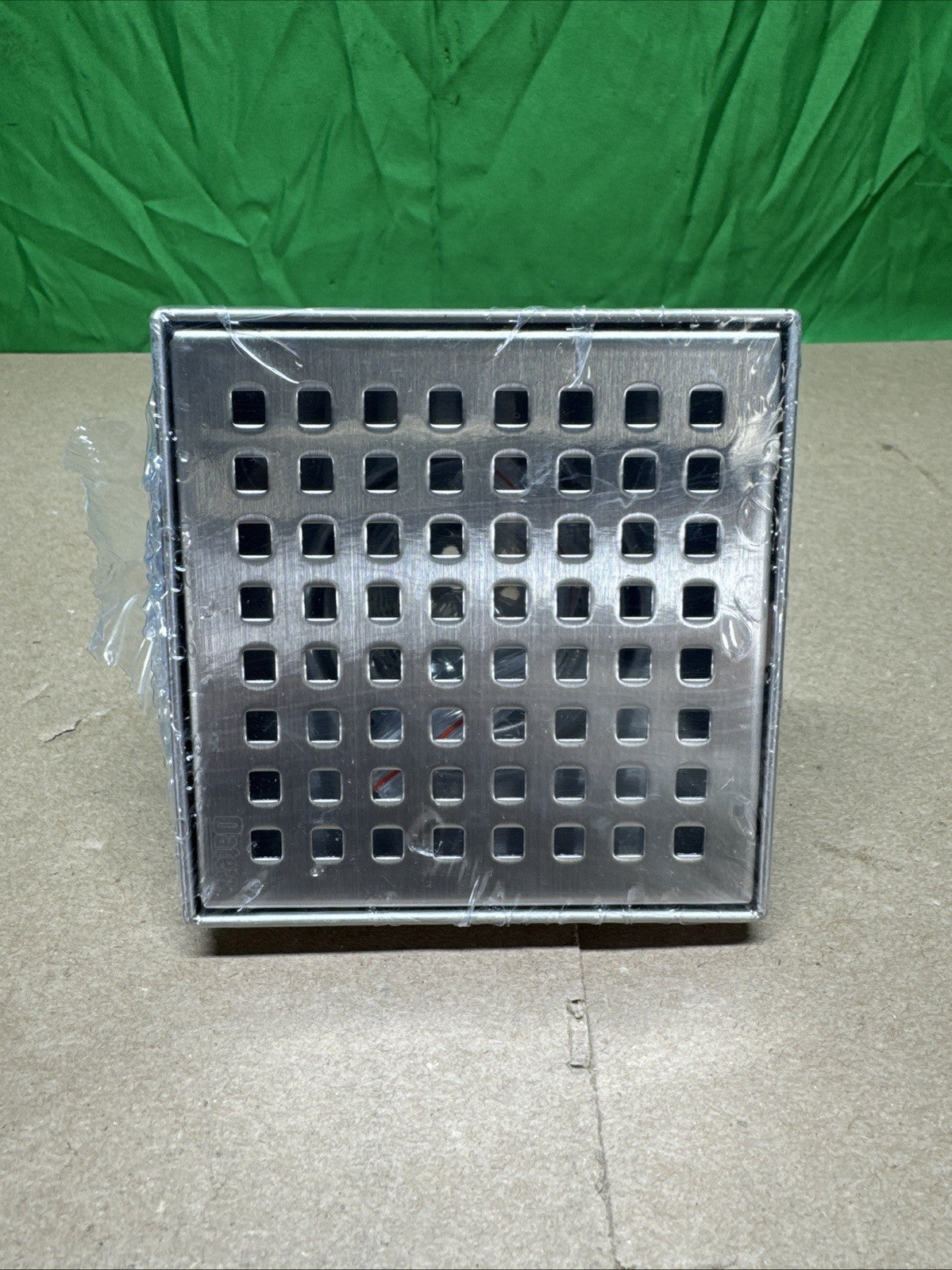 Designline 4 in. x 4 in. Stainless Steel Square Shower Drain w/ Drain Cover