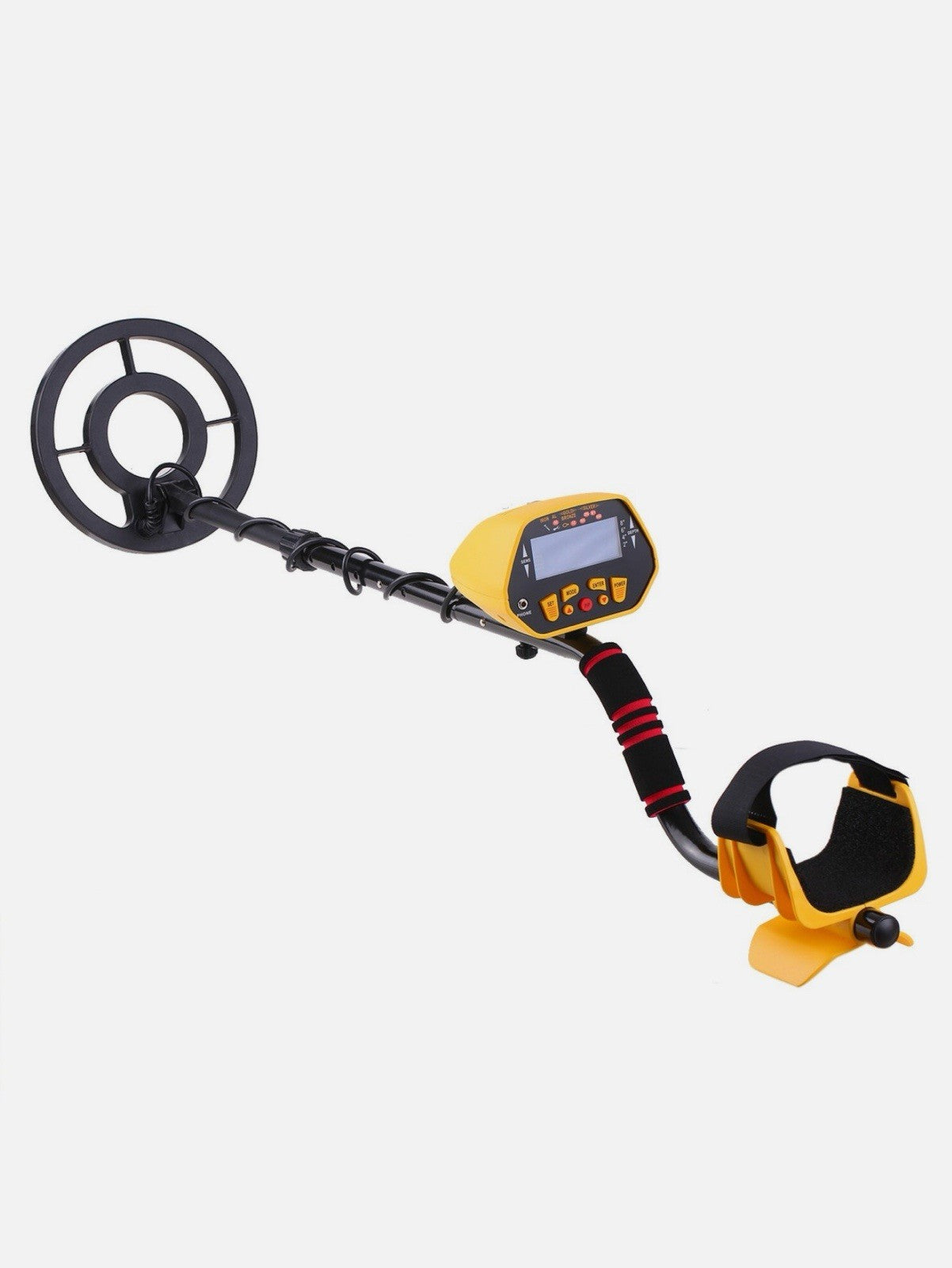 Canway OT-MD01 Metal Detector - Adjustable Digital Display, All Metal