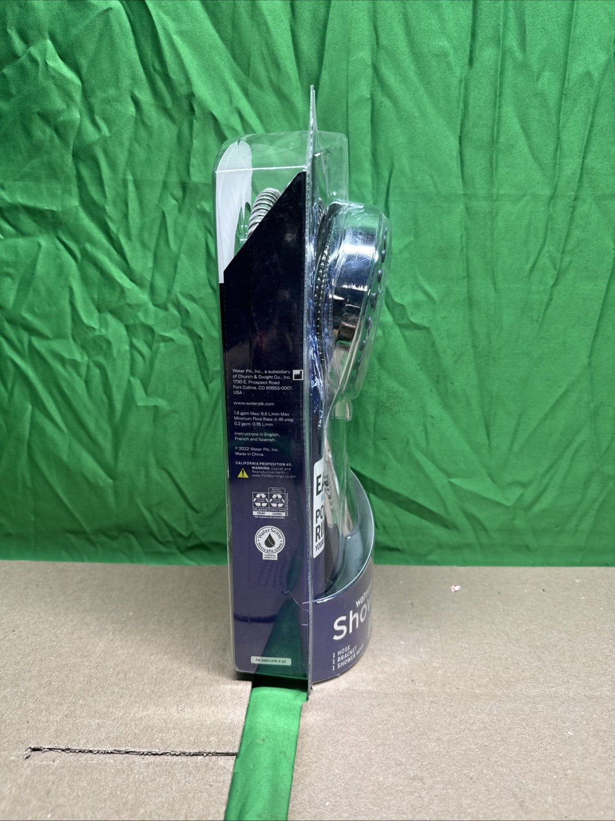 7-Spray Patterns w/ 1.8 GPM 4.75" Wall Mount Adjust Handheld Shower Head, Chrome