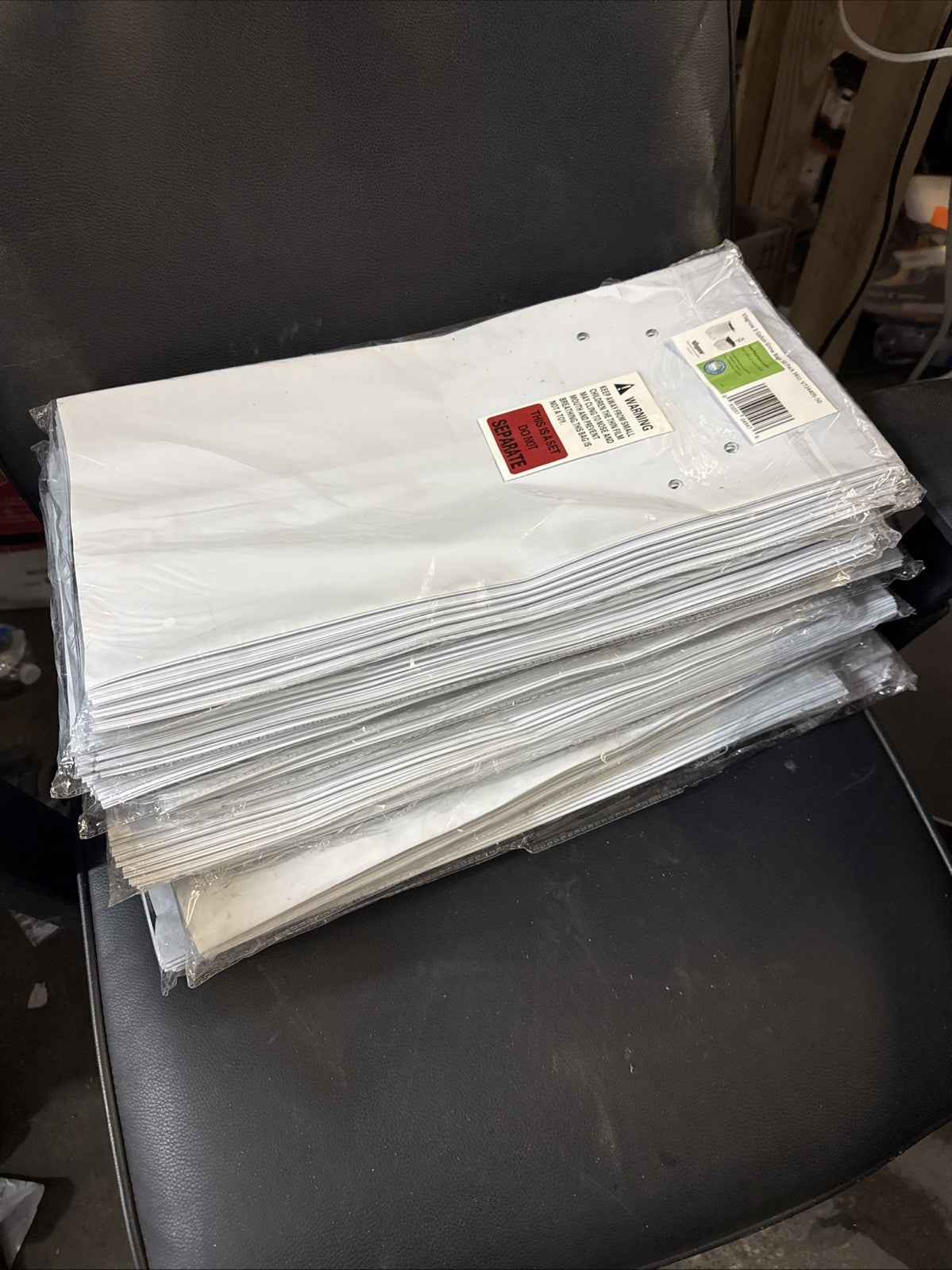 (450) Viagrow V724405-50 3 Gallon Grow Bags 7.5" L x 14" W x 7" L White