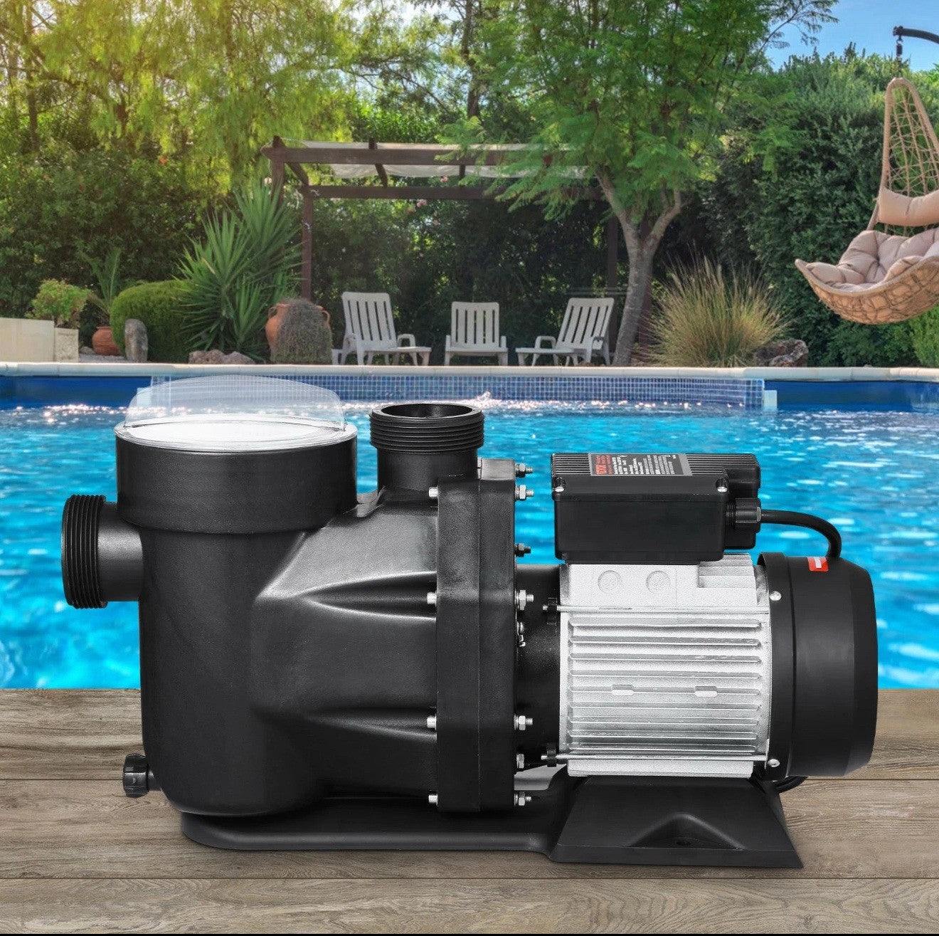 3 HP Above Ground Swimming Pool Pump Single Speed 149 GPM 3450 RPM 220V