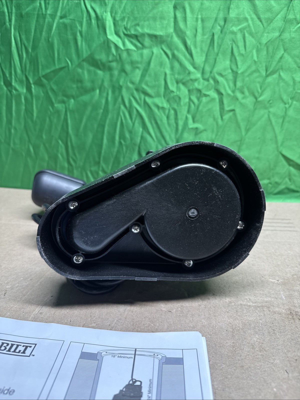 Everbilt 1/4 HP Aluminum Sump Pump w/ Tether Float Switch HDSP25W NEW OPEN BOX.