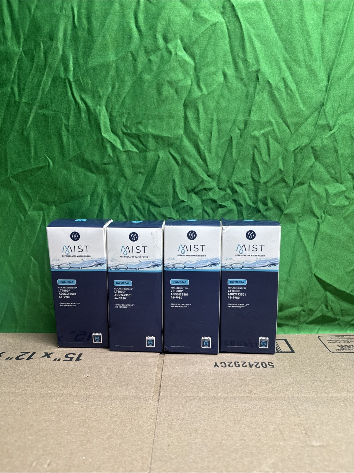 LOT OF 4 Mist LT1000P Water Filter Replacement, Compatible LG LT1000P, LTI000PC