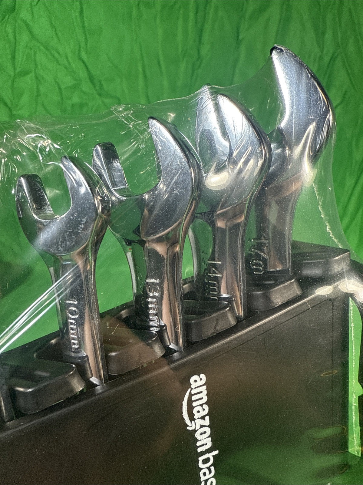 5-Piece Flexible Ratchet Wrench Set - Durable Chrome Finish, Metric Sizes