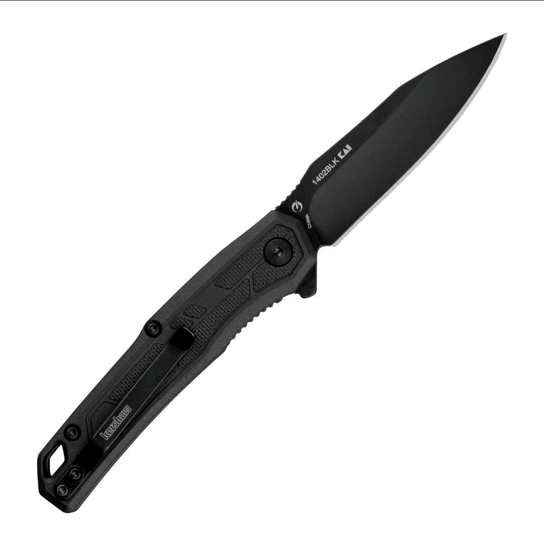 Kershaw 1402BLK Appa Folding Tactical Pocket Knife, Speedsafe, 2.75 Inch Black