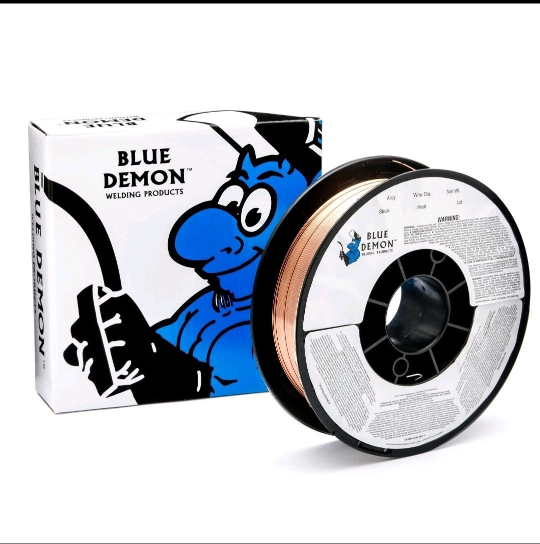 Blue Demon ER70S6 .030 11 LB MIG Welding Wire Low Spatter X-Ray Quality