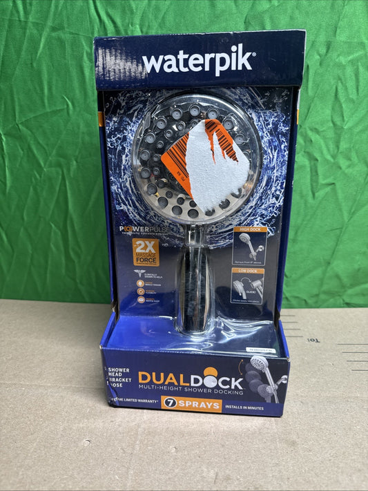 NOB Dualdock Multi-height 7spray wallmount handheld showerhead