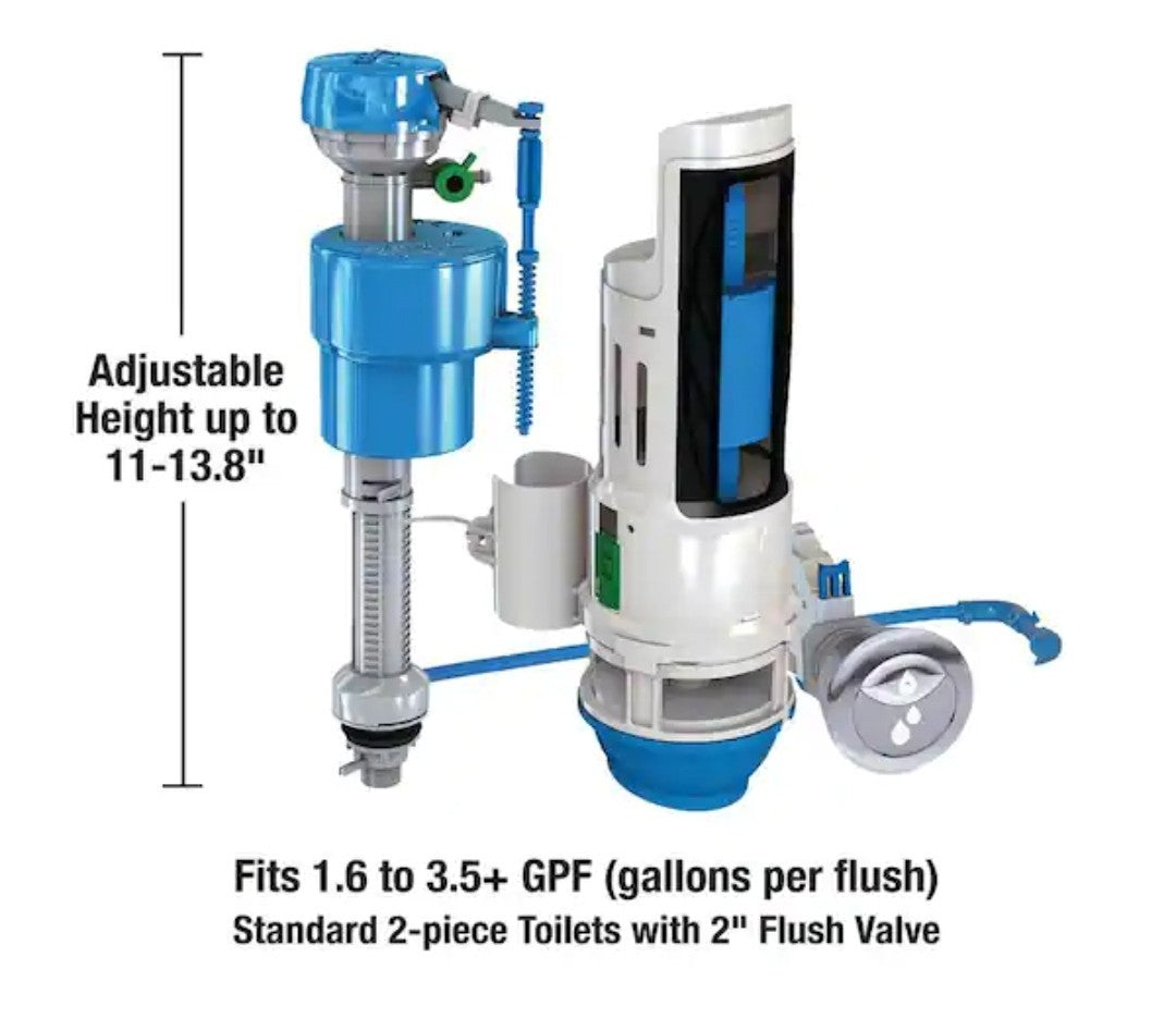 Danco HyrdroRight Universal Water-Saving Toilet Repair Kit White HYR460 NEW