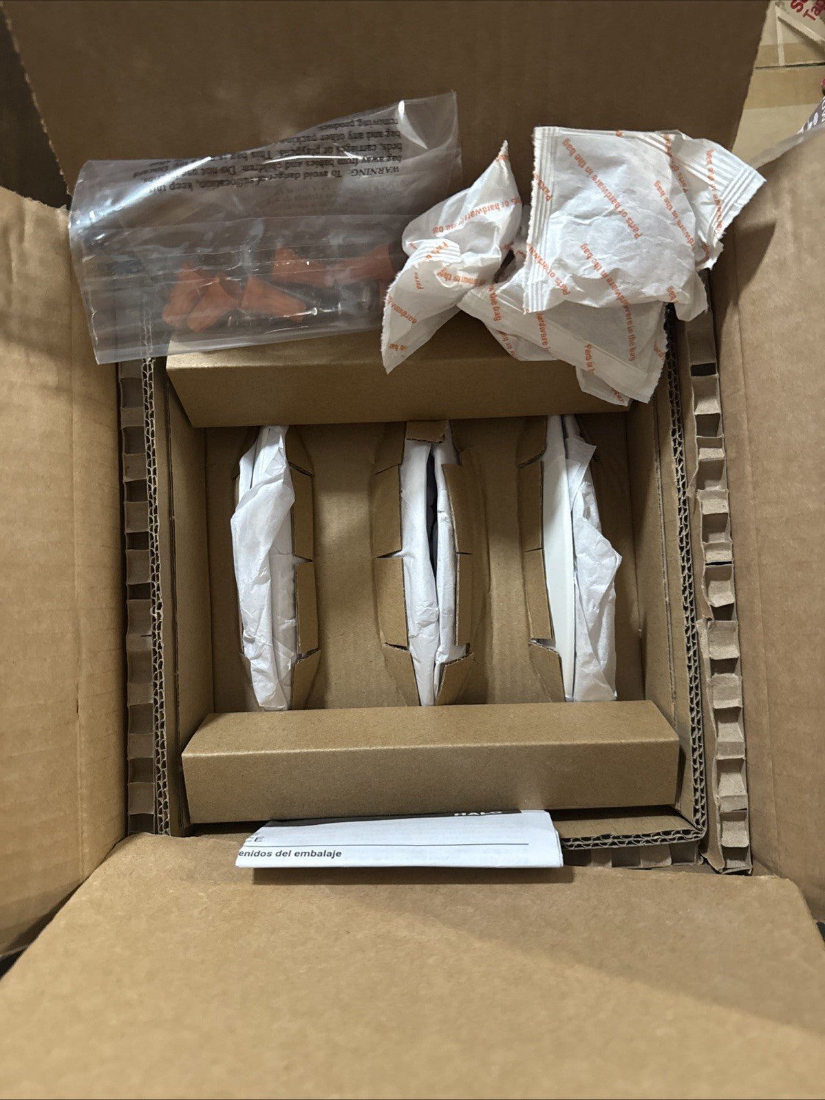 Halo 6 in. 3000K Integrated LED Recessed Light Trim 6 Pack White