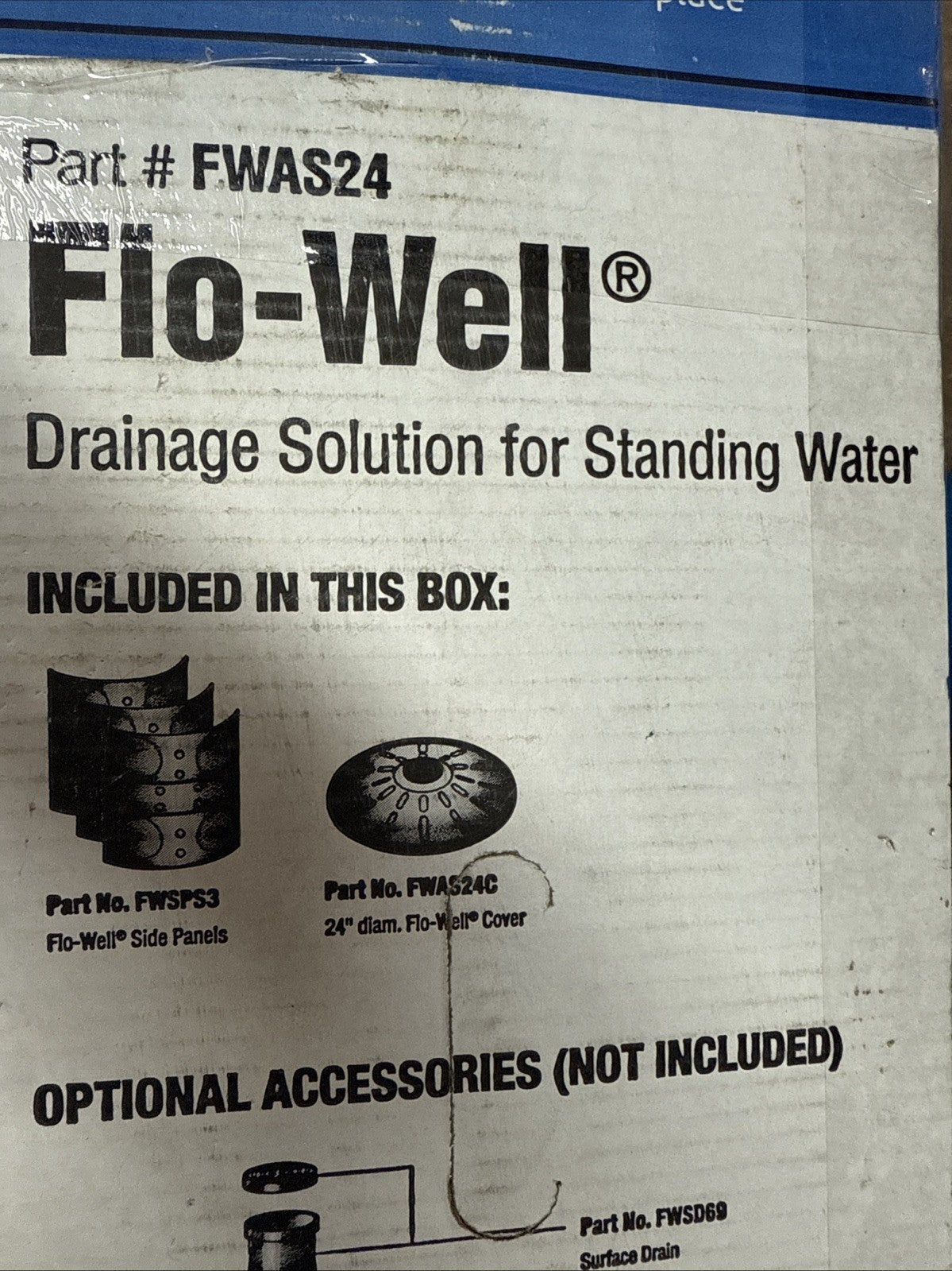 NDS 24" x 24" x 29" 50 Gal Flo-Well Stormwater Leaching System Catch Basin Kit