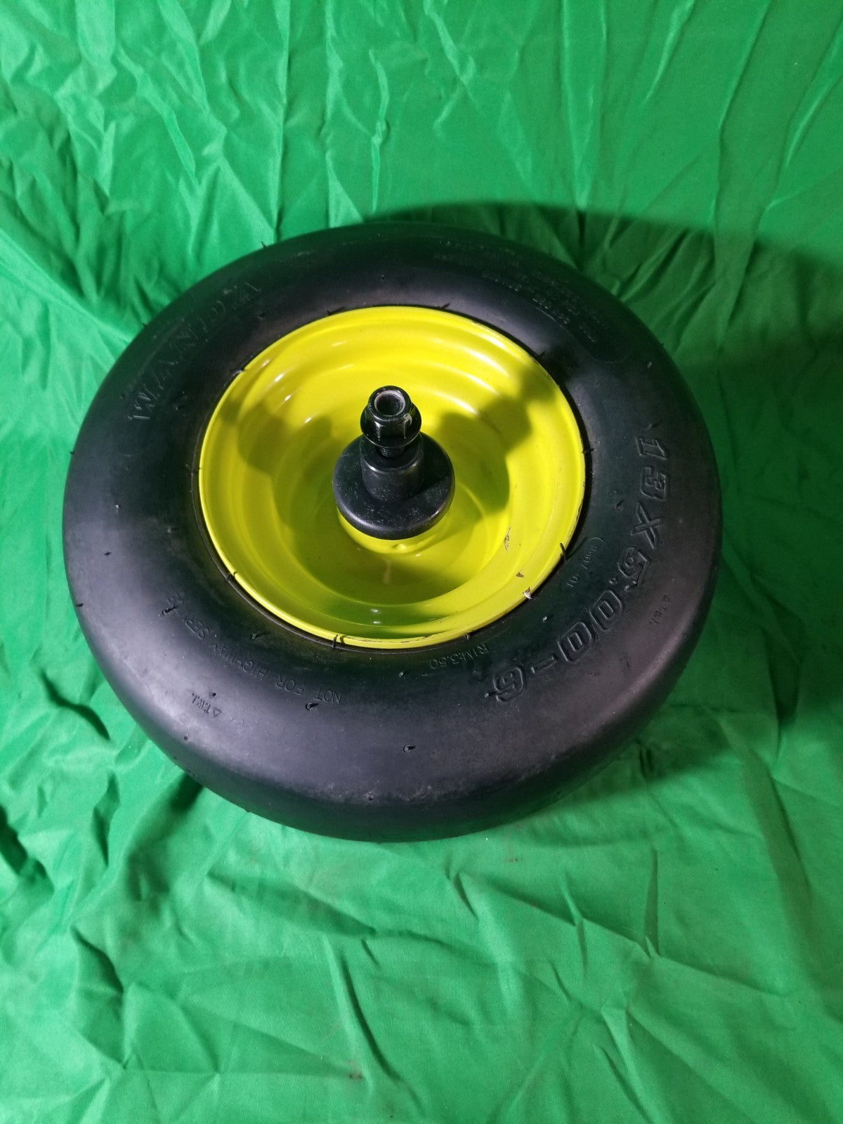 Front Wheel And Tire  for Ryobi Z54Li And Z42Li 80v Zero Turn Mowers LightlyUsed