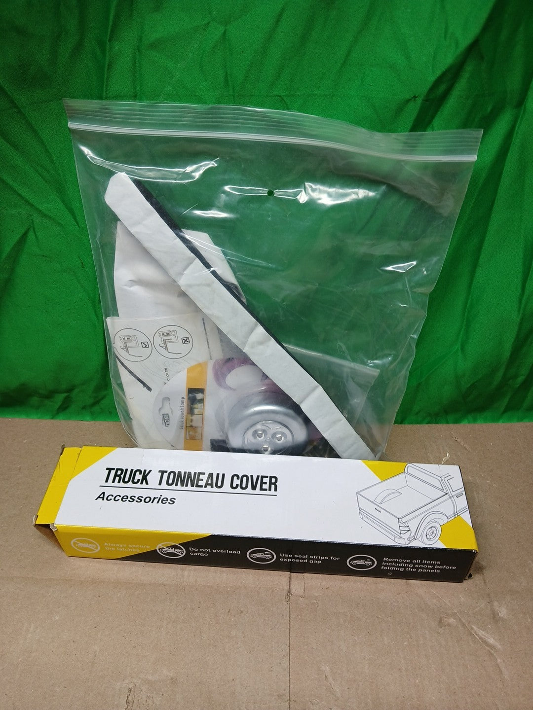 Tri-Fold Truck Bed Soft Tonneau Cover Compatible with 2019-2025 Chevy Silverado