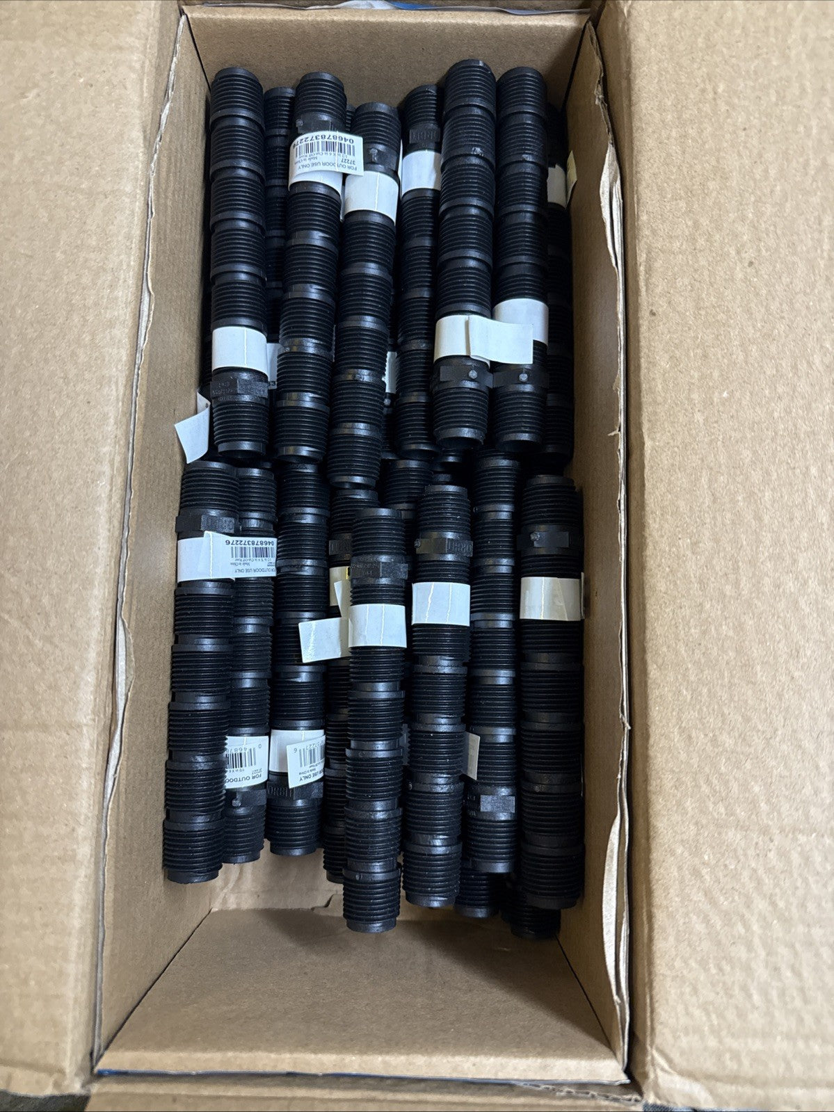 50 Pieces- Orbit 37227 1/2"  X 6" Poly Cut-Off Sprinkler Risers, Lawn Irrigation