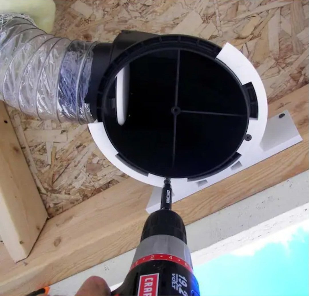 Gibraltar Building Products Plastic Soffit Vent Weather Resistant 4 in. Ducts