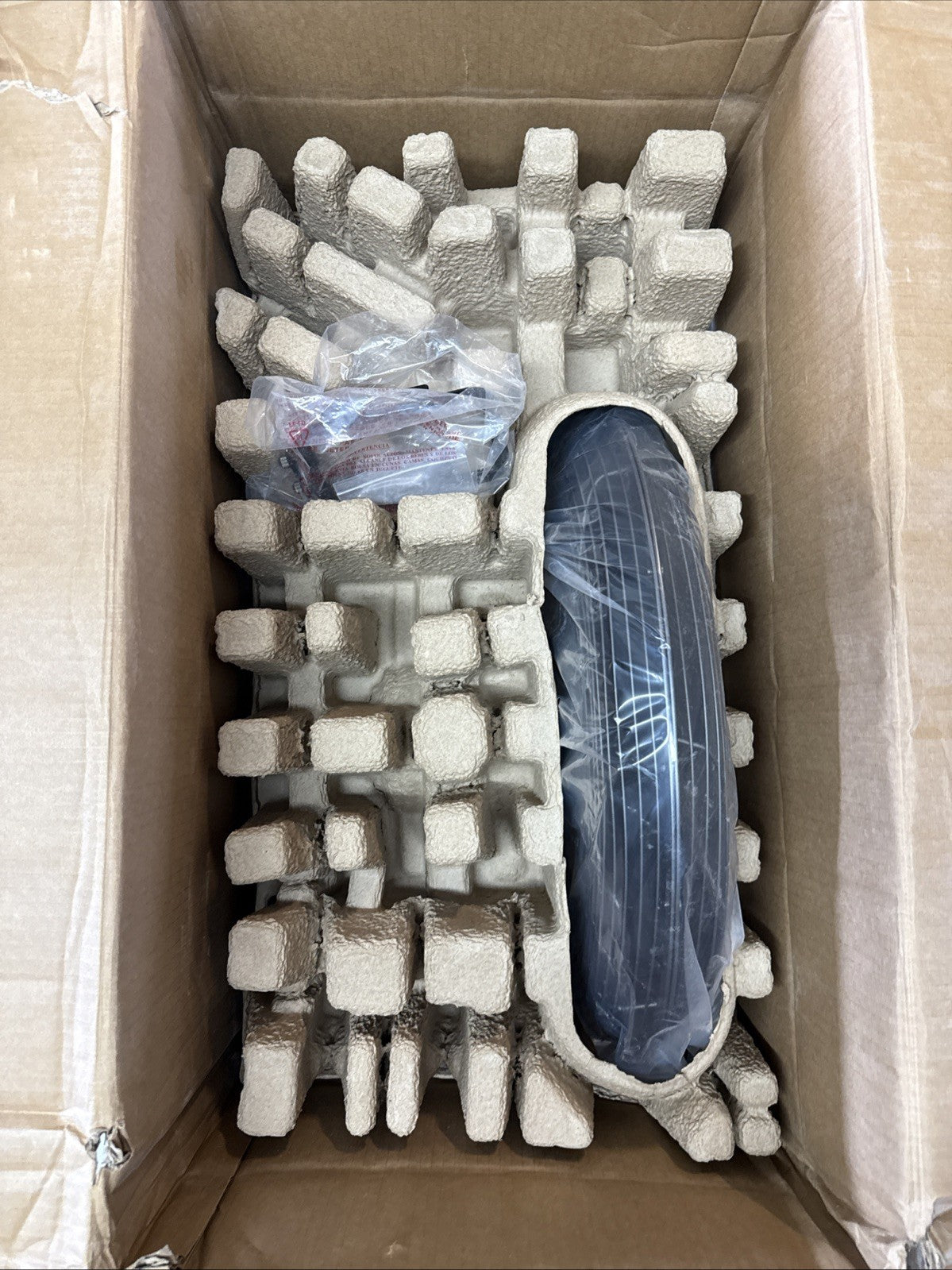 Bentley III 22 in. Indoor/Outdoor Natural Iron Oscillating Wall Fan Open Box