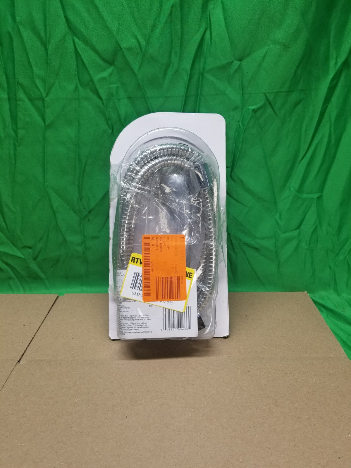 Glacier Bay Single Wall Mount Handheld Shower Head Chrome 8466000HC