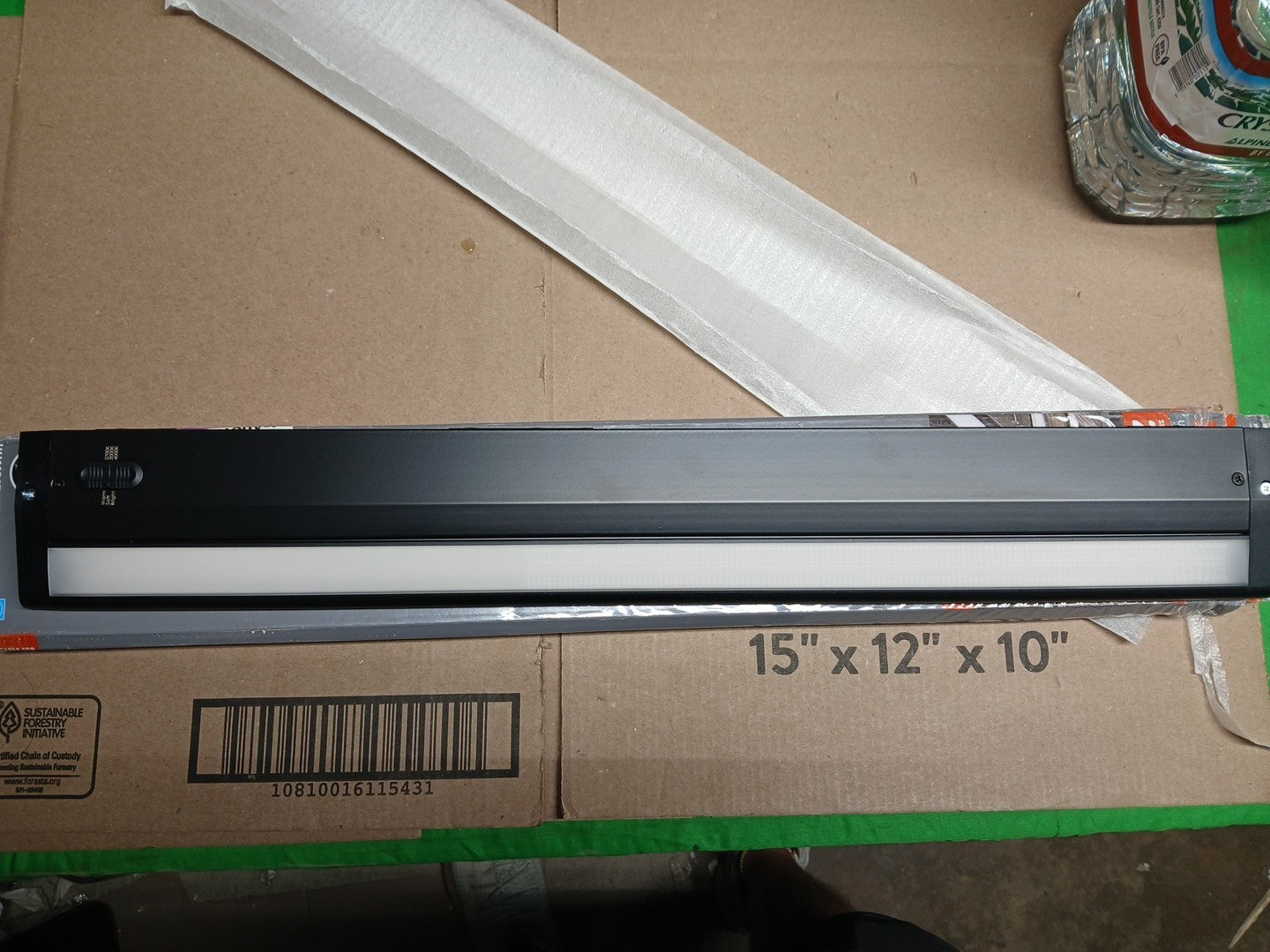 HALO HU1124D9SMB HU11 Series 24 in. Selectable Black LED Under Cabinet Light