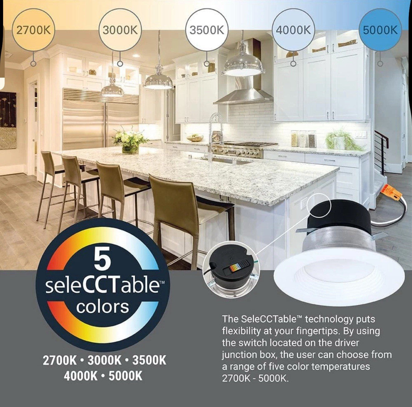 HALO LT 4 in. Selectable IC Rated Integrated LED Recessed Light w/ Trim 4-pack