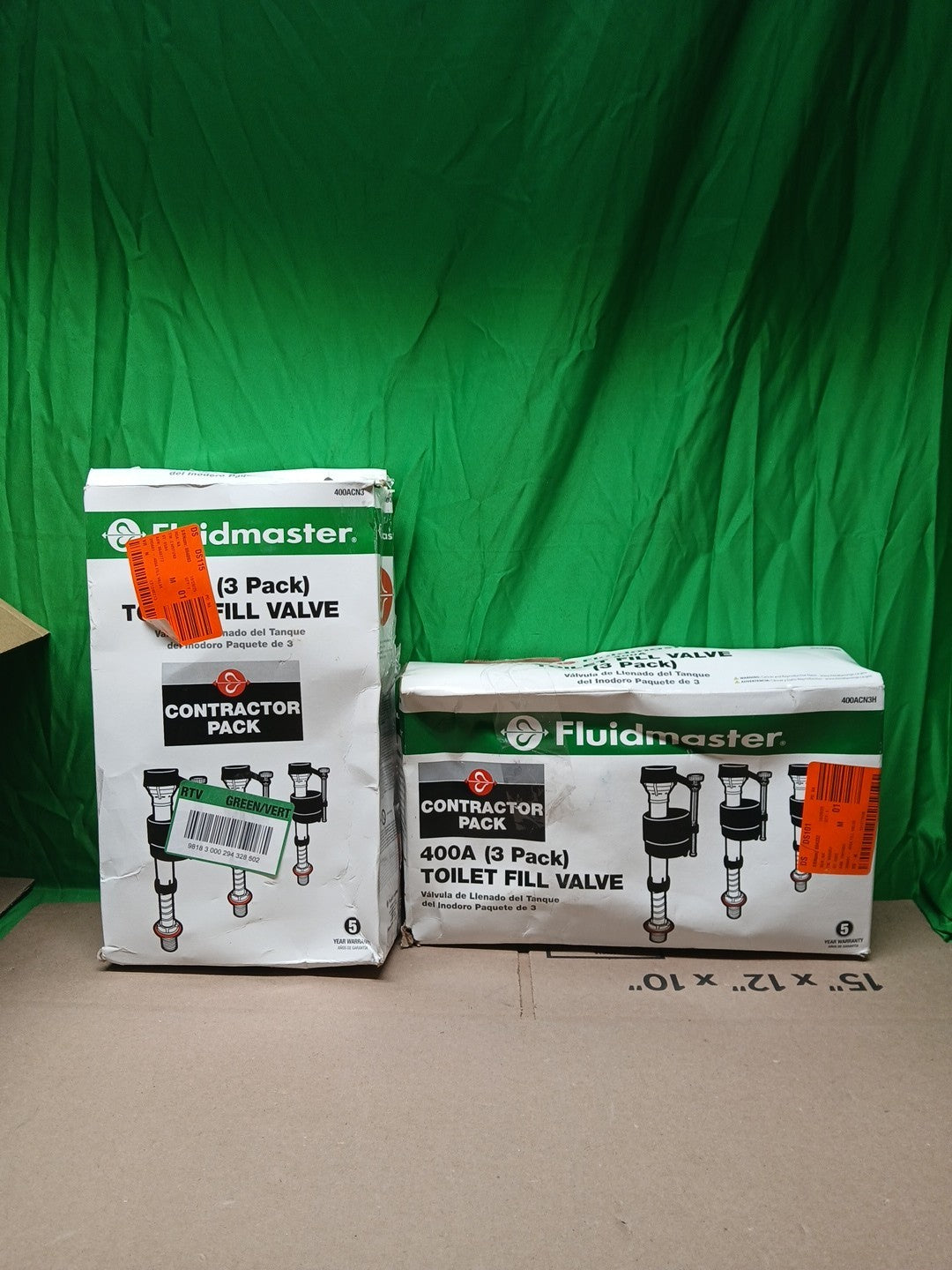 400a Universal Toilet Fill Valve Kit Shank Adjust 9"-14" Fix Noisy Slow Fill 3PK