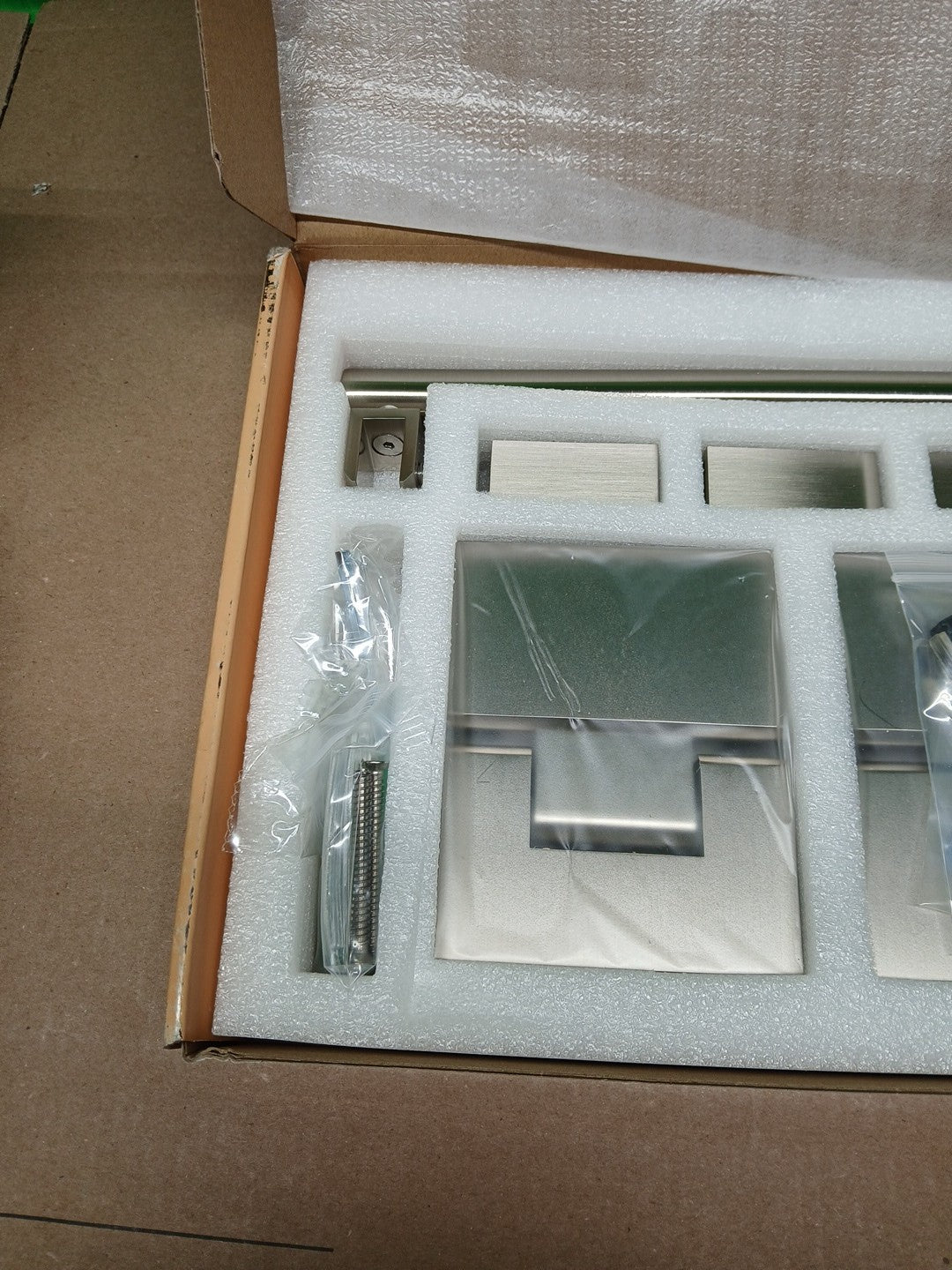 Glasswarehouse Shower Hinge Hardware Kit Brushed Nickle GW-GH-KIT-BN