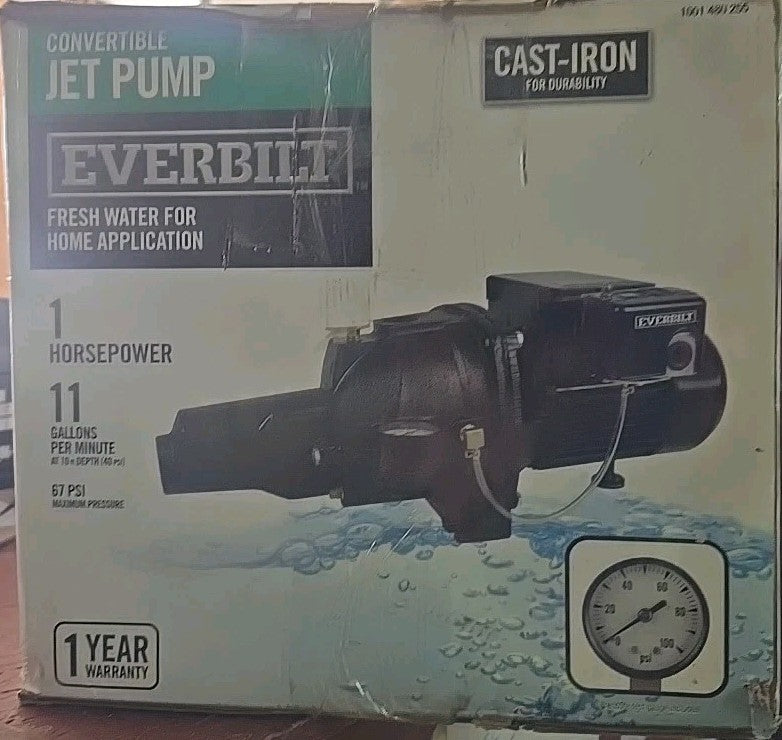 1 HP Convertible Jet Pump