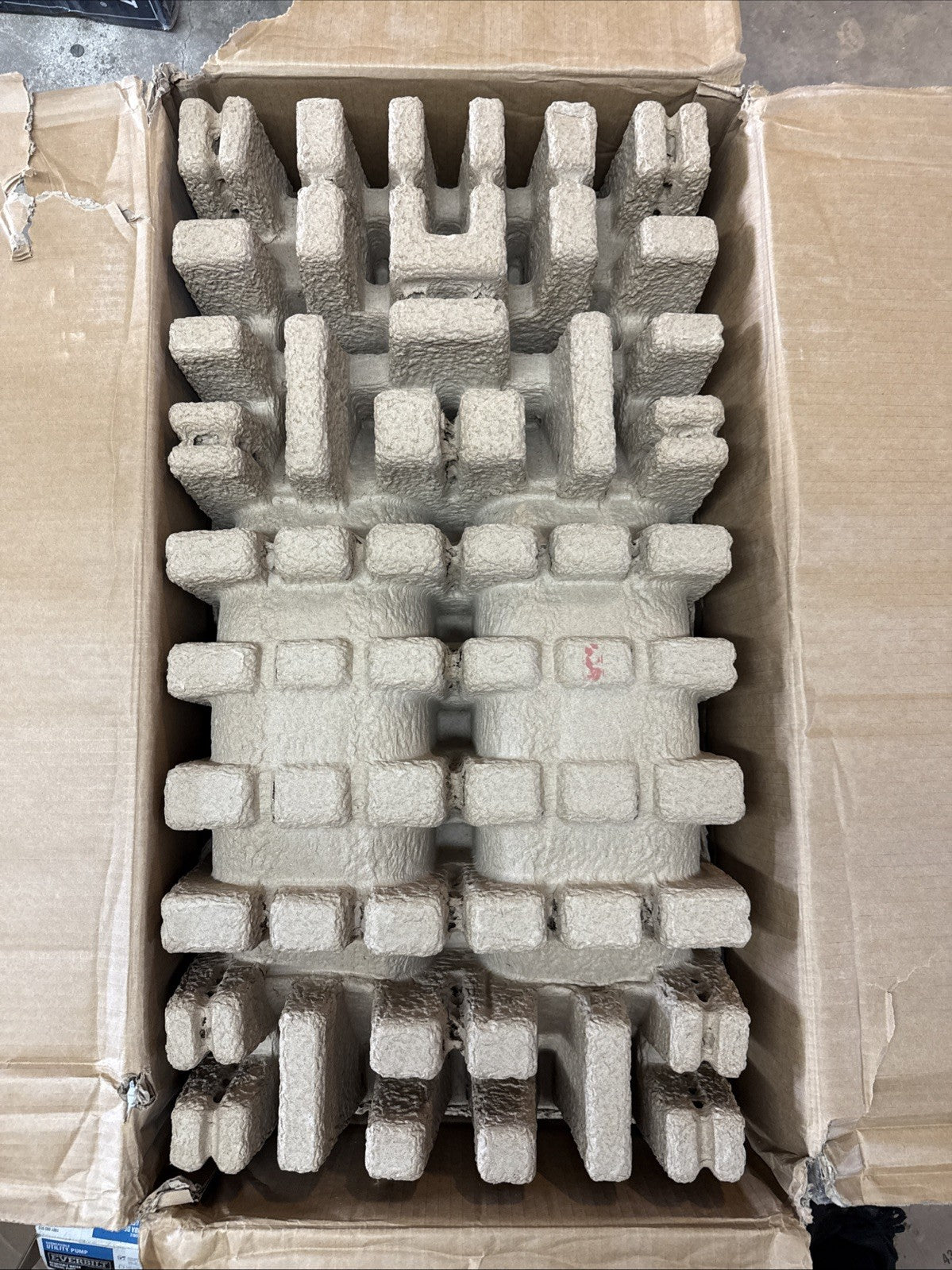 Bentley III 22 in. Indoor/Outdoor Natural Iron Oscillating Wall Fan Open Box