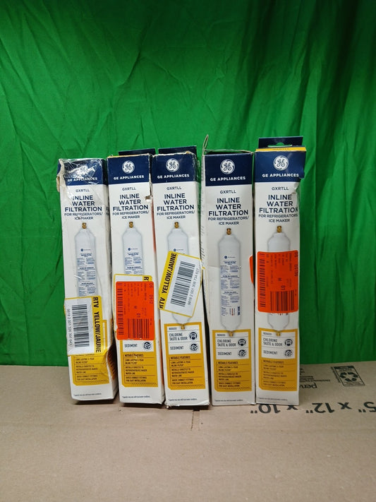 LOT OF 5 GE Universal Long Life Refrigerator Water Filter Model #GXRTLL