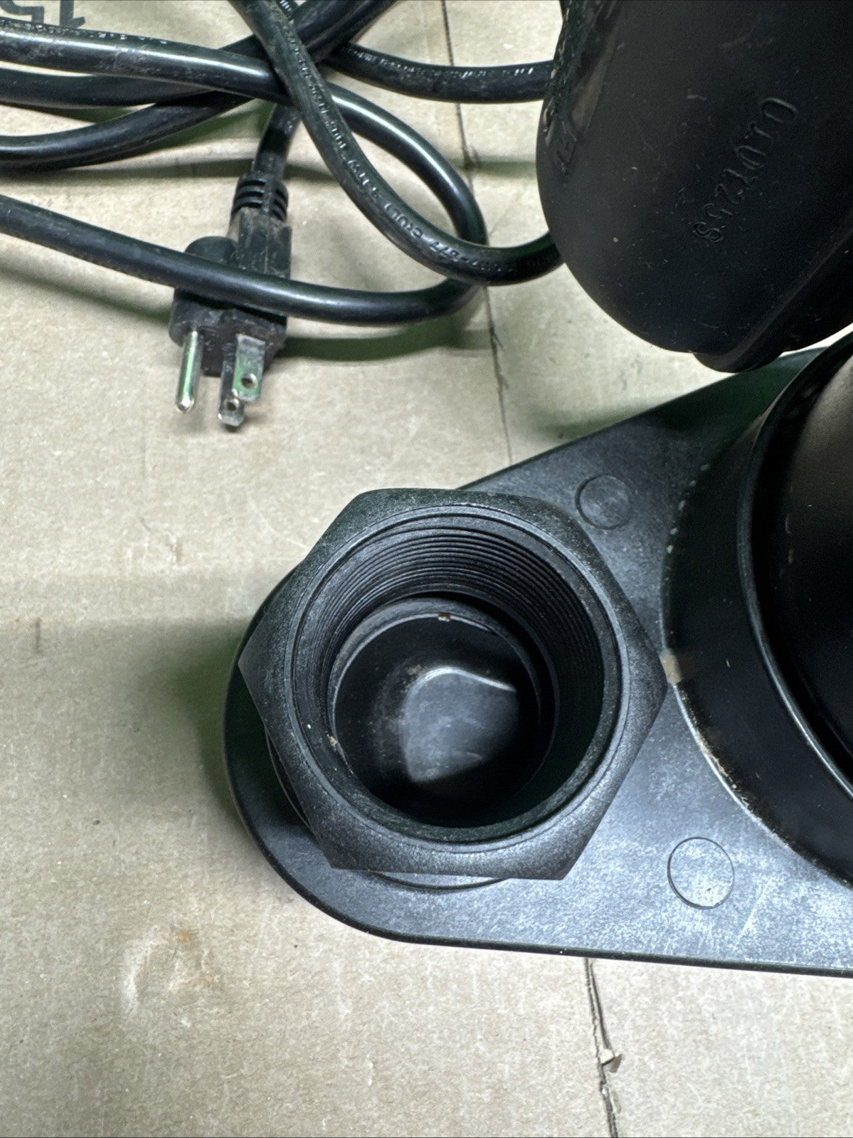 Everbilt 1/3 HP Corrosion Resistant Aluminum Sump Pump w/ Tether Switch USED.