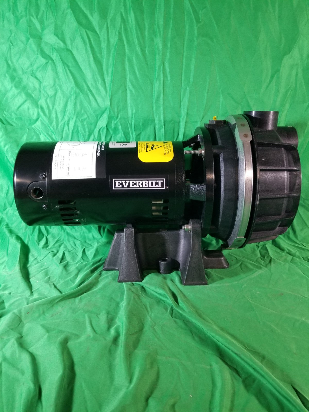 Everbilt Lawn Irrigation Pump Plastic 1-1/2HP HDLS15P Used Tested Excellent Cnd