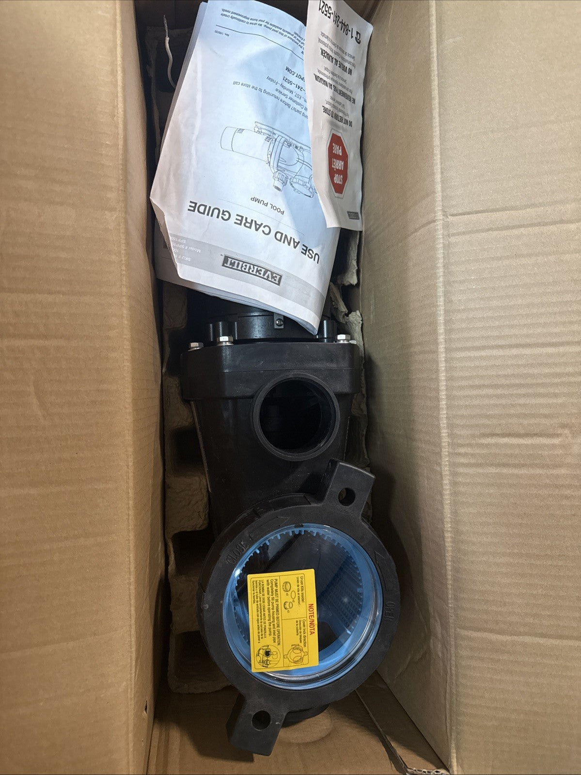 Everbilt 1.5 HP 2-Speed Pool Pump 230-Volt SPP15002-2SP *no unions**