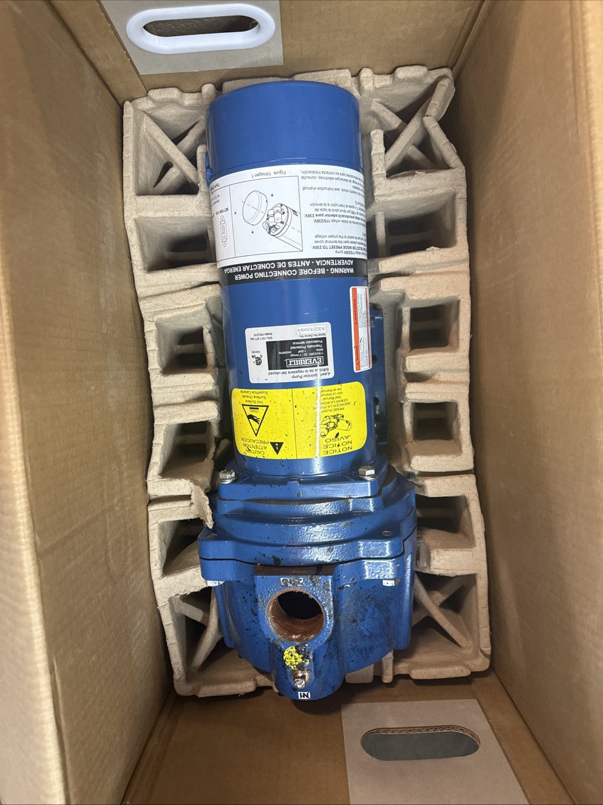 Everbilt 1-1/2 HP Cast Iron Lawn Irrigation Pump HDLS15 Used Or For Parts*