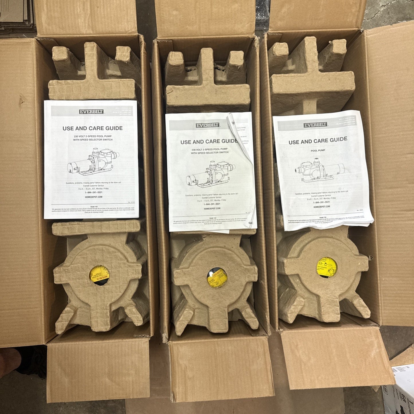 Everbilt 1.5 HP 2-Speed Pool Pump 230-Volt SPP15002-2SP NEW open Box