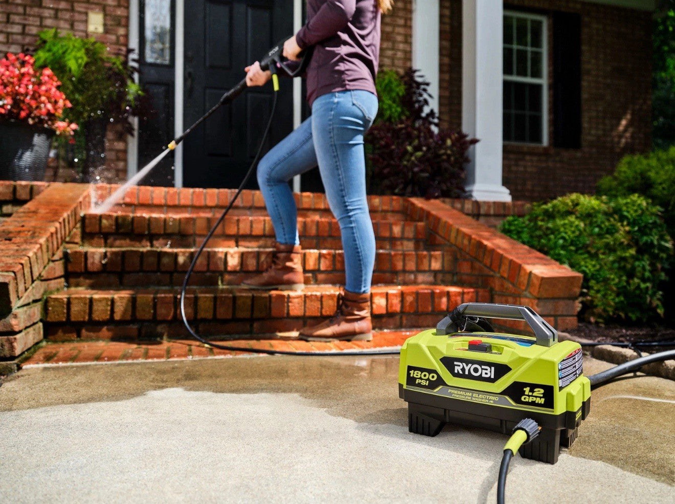 Ryobi 1800 PSI 1.2 GPM Cold Water Electric Pressure Washer RY141802 - NEW OB