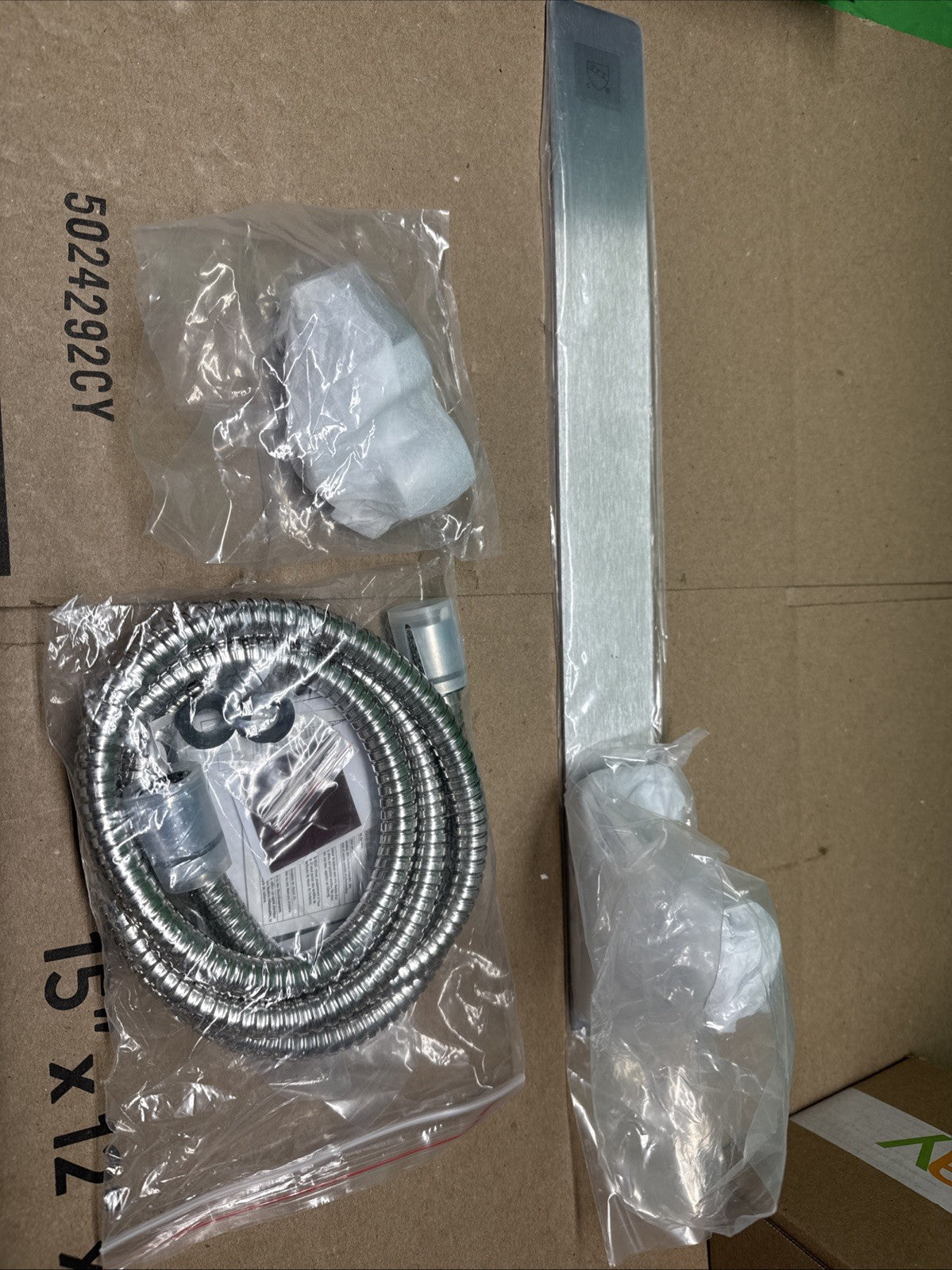 Waterpik 18 in. Magnetic Shower Slide Strip Accessory Kit in Chrome