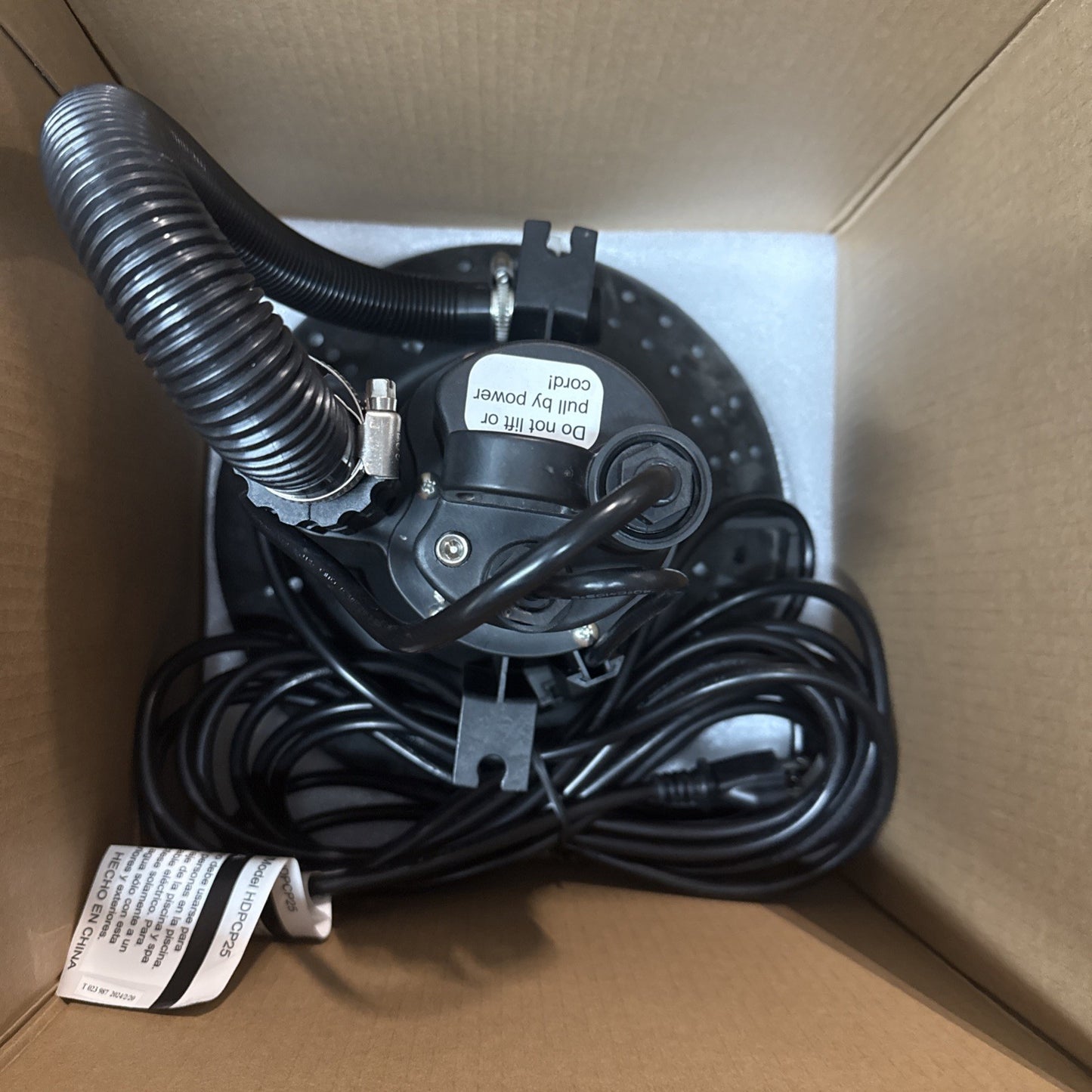 Everbilt Submersible Pool Cover Pump 1/4 Hp HDPCP25 - Tested