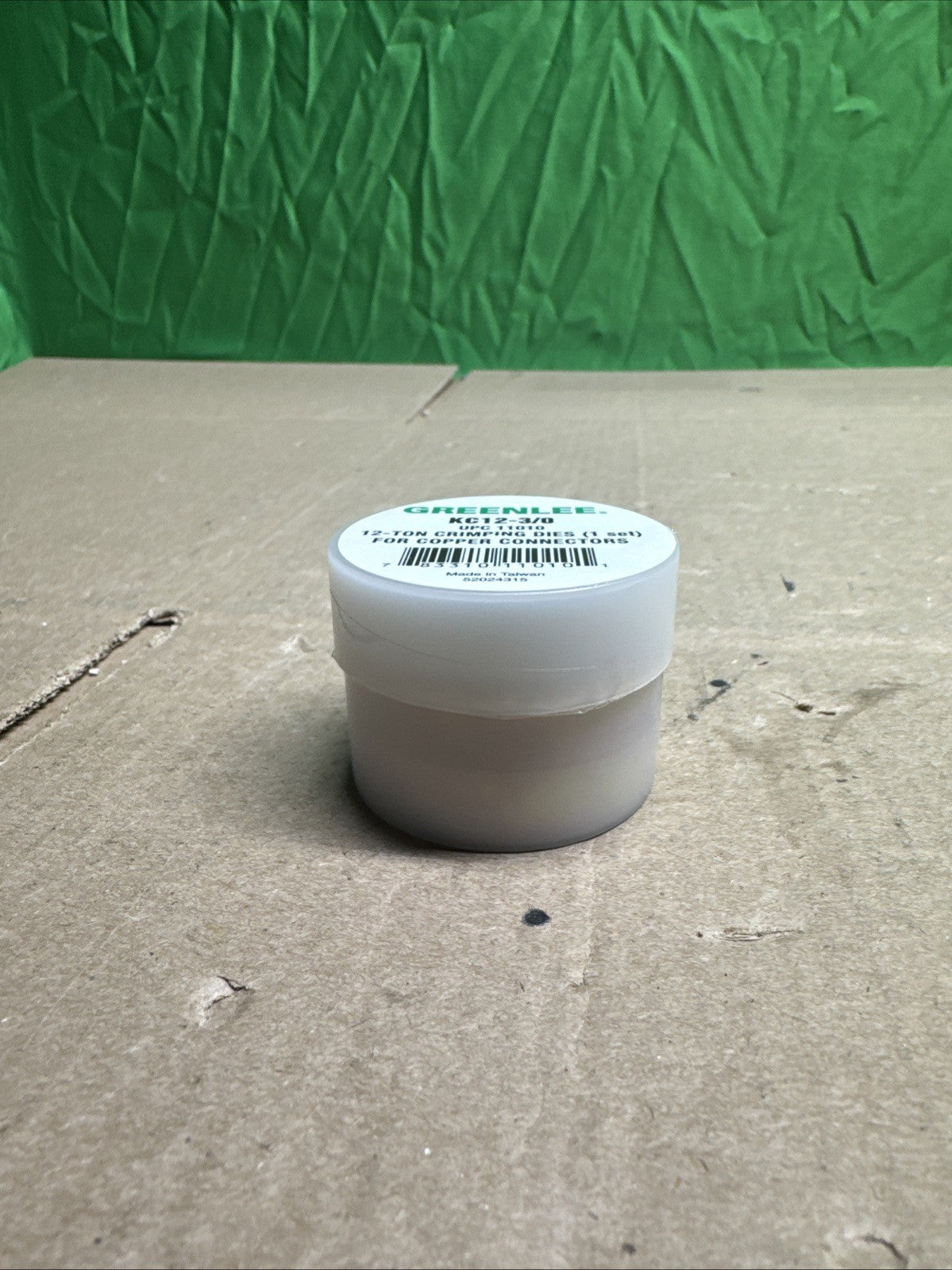 Greenlee KC12-3/0 DIE,CRIMP #3/0 COPPER