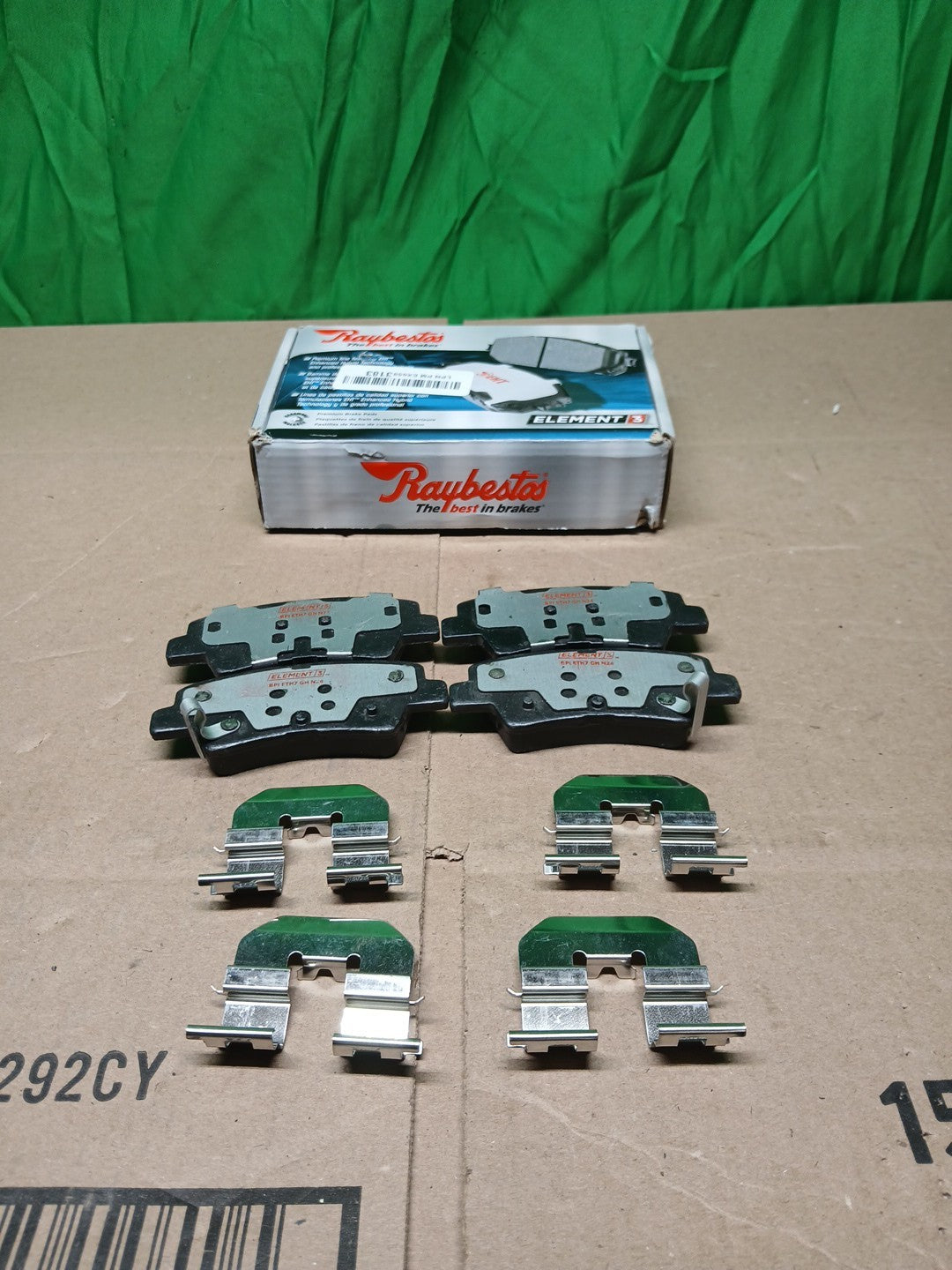 Disc Brake Pad Set-Element3 Hybrid Technology Raybestos EHT1544H - NEW